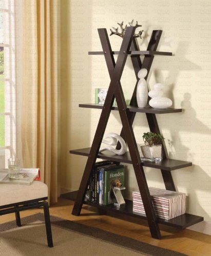 Bookshelf in Cappuccino - Coaster