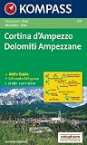 Cortina d' Ampezzo. Dolomiti Ampezzane 1 : 25 000: Escursioni / Bike. Wandern / Rad. GPS-genau