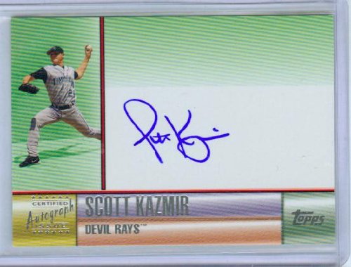 Scott Kazmir Autograph 2006 Topps Baseball Card #TA-SK / Los Angeles Angels