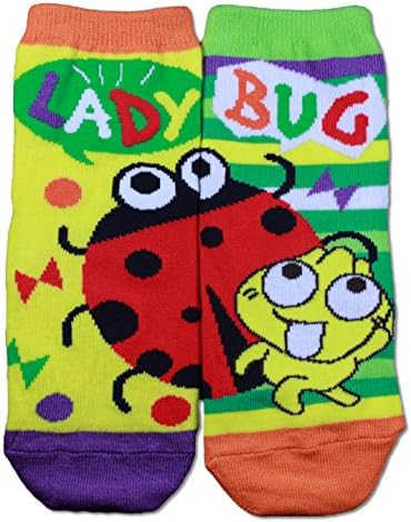 Gama Family Word Learning Unisex Children Socks - Teach Compound Word Ladybug