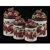 APPLE 3-D Canisters Set of 4 ^NEW^ Canister