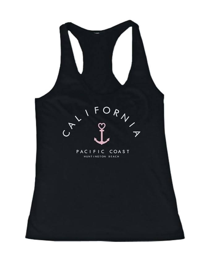 Best Friend Summer Tank Tops California Pacific Coast Huntington ...