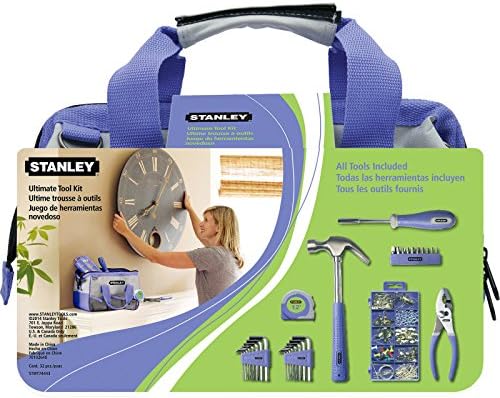 Stanley 32 Piece Home Tool Kit for Garden Garage Home Tool Set with Case Included