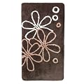 Liedeco Badezimmer-Garnitur 'Valerie' | Badematte cognac 080 cm x 160 cm