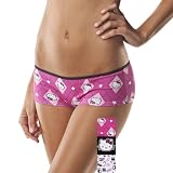 Hello Kitty Juniors 3 Pack Boyshort Panties - Multicolor