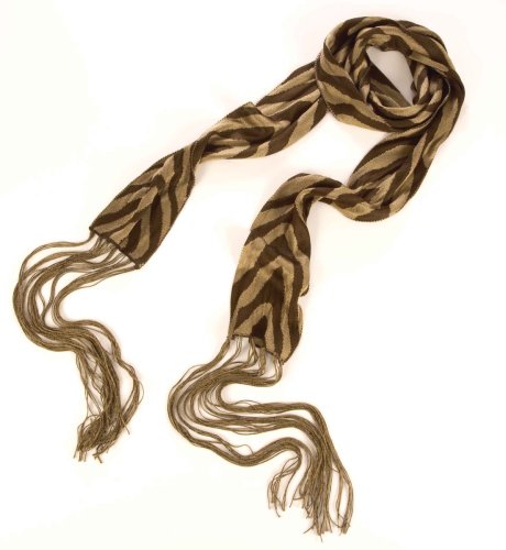 Per Una Zebra Stripe Knitted Scarf