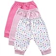 3-Pack Baby Pants, Pink, 0-3 months [Apparel]