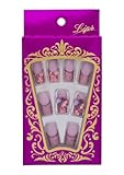 リコアング・リップスネイルチップ Lips-004 デザインネイル24ピース入り