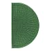 Andersen 272 Light Green Polypropylene WaterHog Grand Classic Mat, Half Oval, 2.3' Length x 4' Width, For Indoor/Outdoor