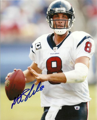 MATT SCHAUB HOUSTON TEXANS,ATLANTA FALCONS,SIGNED,AUTOGRAPHED 8X10,PHOTO,COA WITH PROOF,PIC
