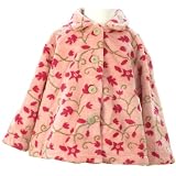Toddler Girl Winter Coat PINK FLOWER Fall Jacket MULBERRIBUSH Outerwear 2T-4T