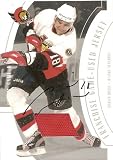 2002-03 In The Game-Used Franchise Players Autographs F21 Marian Hossa (#D 2/10) Ottawa Senators (Autographed - Piece of Authentic Game Worn Jersey - Serial #D To 10 - Hockey Cards)