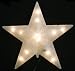 12" Ice Palace Lighted Mica Glitter Star Christmas Tree Topper - Clear Lights