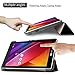 Infiland ASUS Zenpad C 7.0 Shell Case - Ultra Slim Lightweight Tri-Fold Smart Stand Cover Case for 2015 Released ASUS ZenPad C 7.0 Z170C / Z170CG / Z170MG 7-inch Tablet, Black