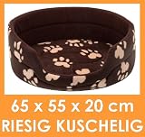Hundebett - großes kuscheliges Bett für Hund & Katze -