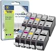 10 Cartouches d'encre Compatibles pour Imprimante Canon Pixma MP550 - Cyan / Jaune / Magenta / Noir- Avec Puce
