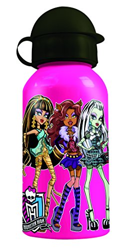 Imagen 3 de p:os handels 66356 - Botella de aluminio, diseño de Monster High