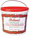 Roland Wild Lingonberries from Sweden, 11-Pound Plastic Tub