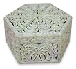 Soapstone jewelry box, 'Wings' Soapstone jewelry box, 'Wings'