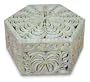 Soapstone jewelry box, 'Wings'