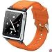iWatchz CLRCHR22ORG Q Collection Wrist Strap for iPod Nano 6G, Orange