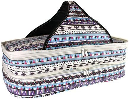 cs 641 naz aztec casserole bag blue