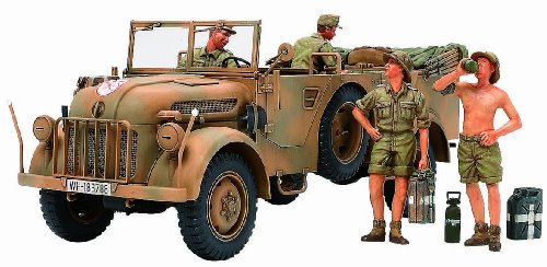 1/35 ミリタリーミニチュアシリーズ No.305 1/35 ドイツ 大型軍用乗用車 シュタイヤー 1500A/01 アフリカ軍団休息セット 35305