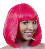 Fancy Dress – Female Bright Pink Wig (Adults)