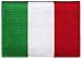 Italy Flag Embroidered Patch Italian Iron-On National Emblem