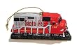 3.5" Replica Locomotive 144 Santa Fe Christmas Ornament #W2015