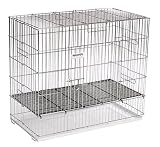 Precision Pet Puppy Pen, Regular 1/2 x 6-Inch Mesh Floor, 36 x 18 x 30-Inch, Chrome