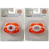 Halloween Orthodontic Pacifier (Silicone), Pumpkin
