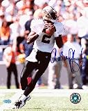 Aaron Brooks Autographed (Dropping Back) 8