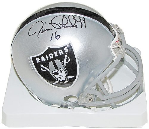 Jim Plunkett Autographed Oakland Raiders Mini Helmet