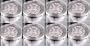 Ultra Bright Stainless Steel Covered Plastic Pathway Step Solar Light St218b - 8 Pcs