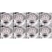 Ultra Bright Stainless Steel Covered Plastic Pathway Step Solar Light St218b - 8 Pcs