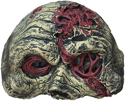 Seijoe Horror Halloween Mask Zombie Costume Cosplay Half Face