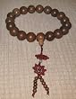 Traditional sandlewood wrist mala - extra large 25mm beads
