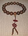 Traditional sandlewood wrist mala - extra large 25mm beads
