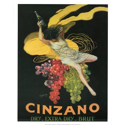 Leonetto Maurin Cappiello (Cinzano) Advertisement Poster - 11x14