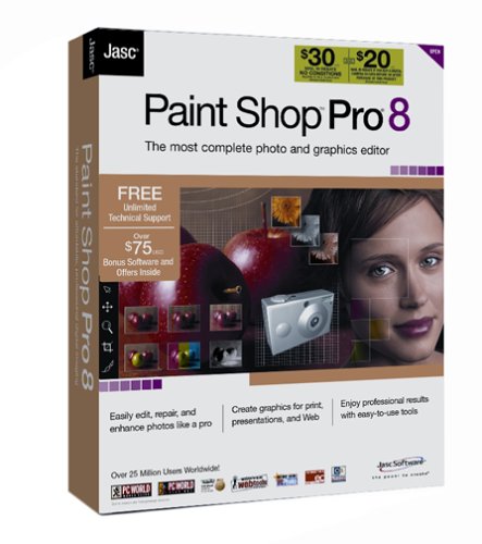 Software: Jasc Paint Shop Pro 8 [OLD VERSION]