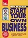 Book cover of How to Really Start Your Own Business.