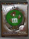 Boyds Bears Green M&M Peeker Collectible Resin Figurine