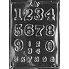 NUMBERS - LARGE, SMALL Letters & Numbers Candy Mold Chocolate