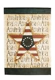 New Creative Americana Star Garden Impressions Flag