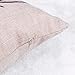 Hatop Decorative Linen blend Square Throw Pillow Case Cushion Cover (A)
