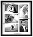 Wedding Day 5 Opening Picture Frame Black 4x6"