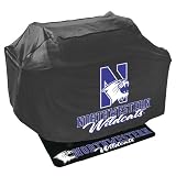 Mr. Bar B Q NCAA Grill Cover and Grill Mat Set, Northwestern University Wildcats