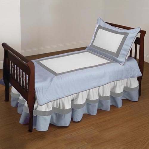 Baby Doll Bedding Classic II Toddler Bedding Set, Blue