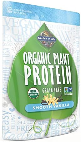 Garden of Life Organic Plant Protein, Smooth Vanilla (2 Packs)